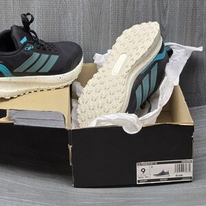 adidas Black and Teal Running Shoes